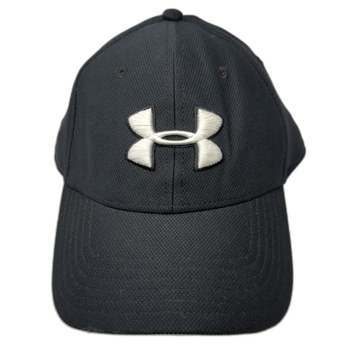 Under Armour Baseball Cap Black XL Fitted UA Embroidered Logo Performance Hat