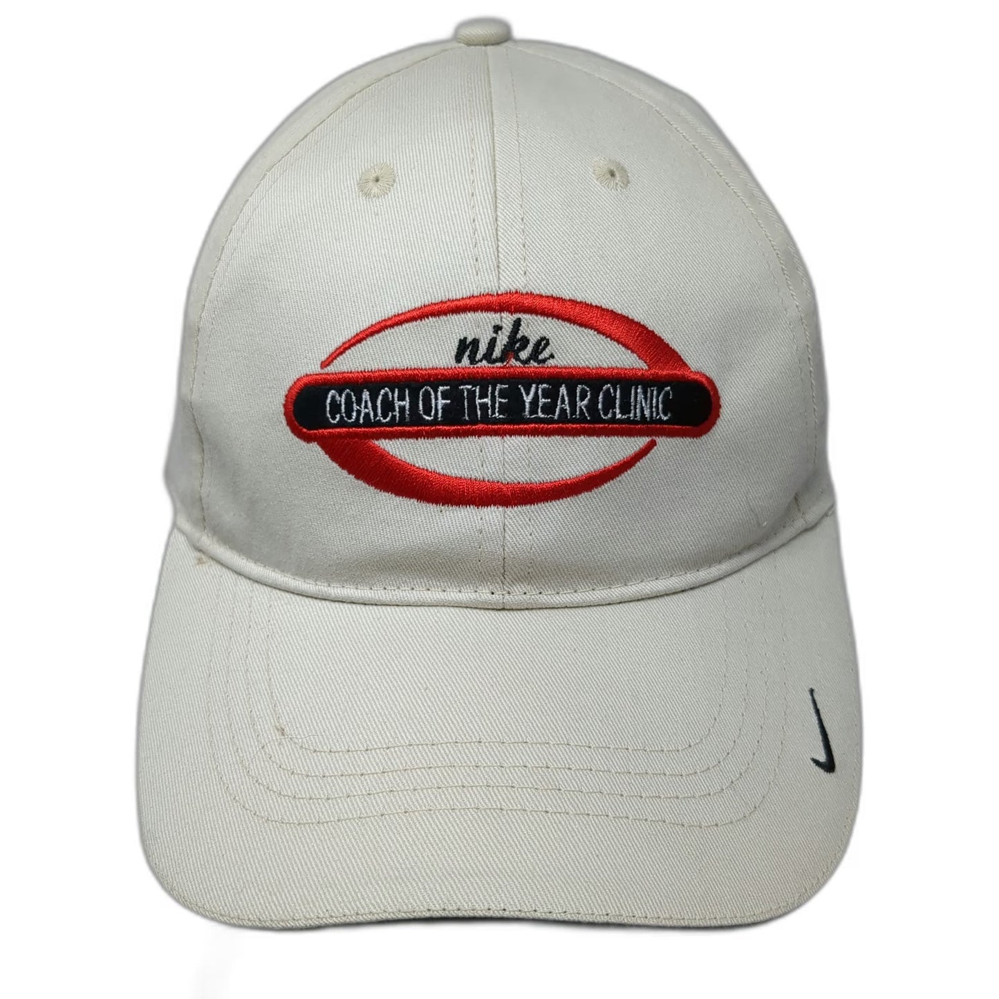 Nike Baseball Cap Beige One Size Coach of the Year Clinic Football Strapback Hat