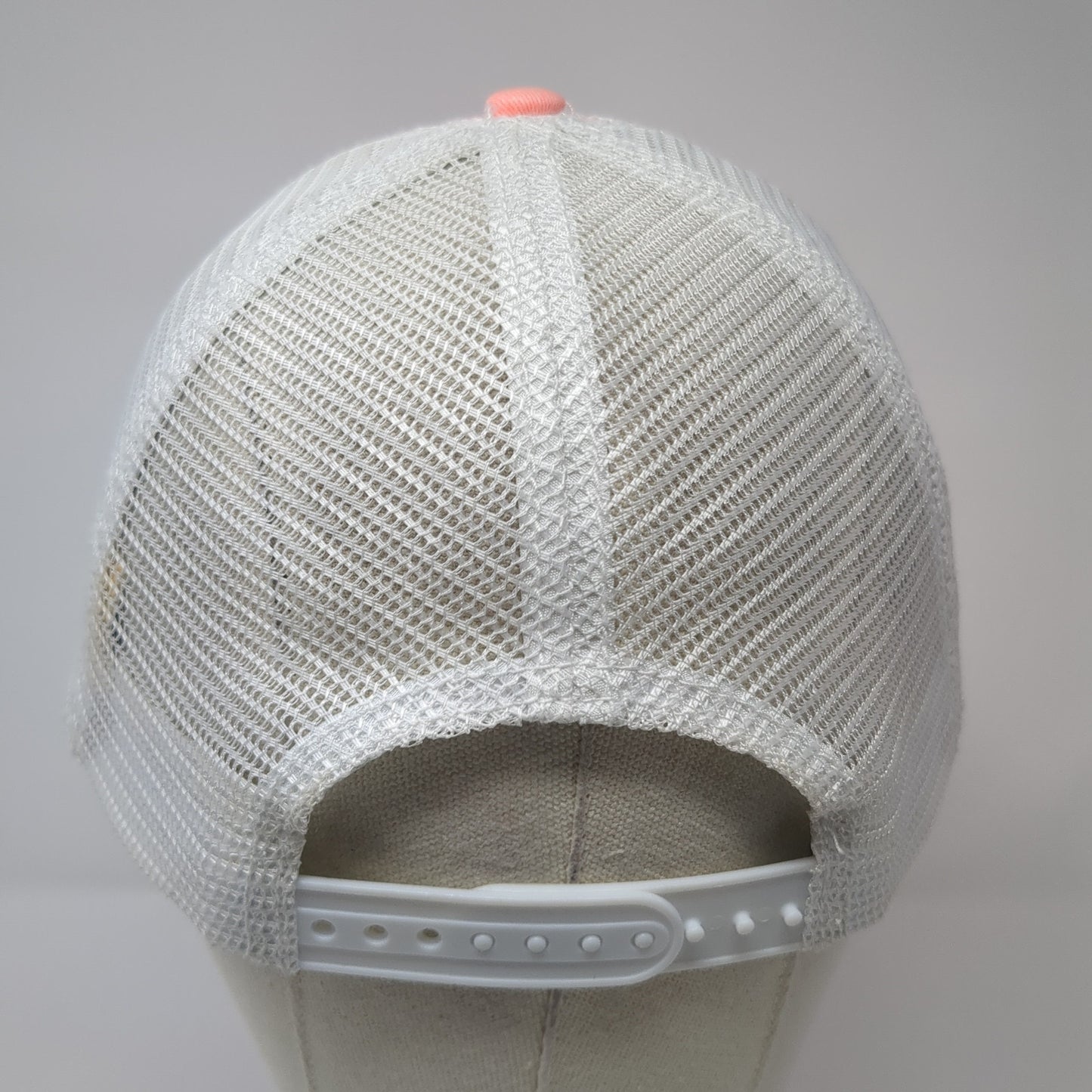 Tybee Island Georgia Trucker Hat Pink One Size Adjustable Mesh Back Lucky 7 USA