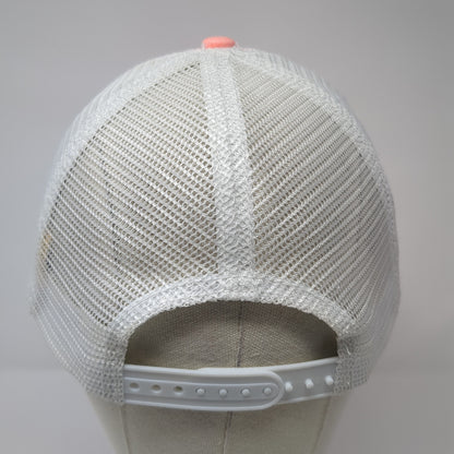 Tybee Island Georgia Trucker Hat Pink One Size Adjustable Mesh Back Lucky 7 USA