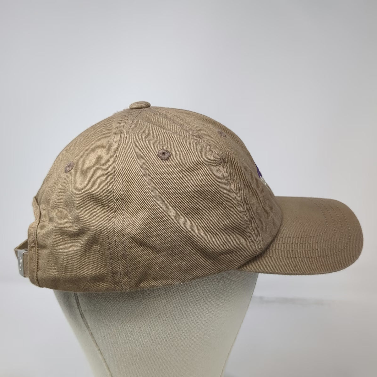 Tentree Baseball Cap Brown One Size Organic Cotton Adjustable Mountain Logo Hat
