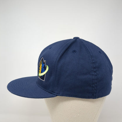 ACK Energy Savers Fitted Hat Blue S-M Embroidered Flexfit Yupoong