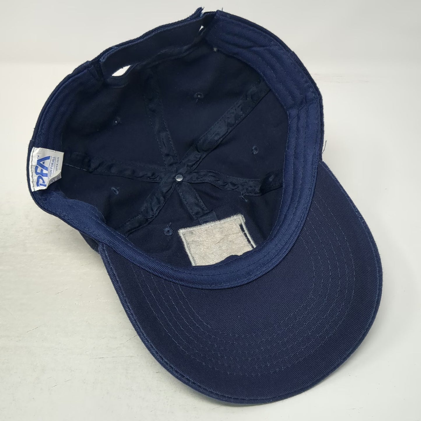Stronghold PFA Baseball Cap Blue One Size Strapback NYC Health Hospitals Vax Hat