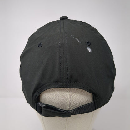 Brave Robot Strapback Hat Black One Size Adjustable Embroidered Laser Cut