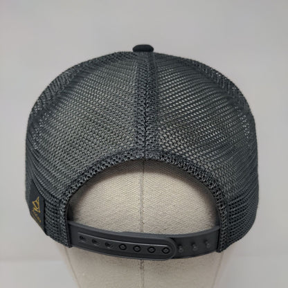 Anelare Washington Wine Snapback Trucker Hat Black One Size Adjustable