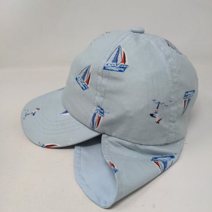 Unbranded Cap Sun Hat Blue One Size Sailboat Neck Flap Outdoor