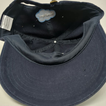 Salesforce Lightning Bolt Blue Baseball Cap Hat OSFM Adjustable Cotton Slideback