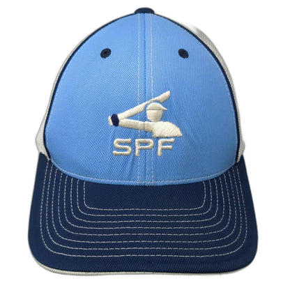 Pacific Headwear Baseball Cap Blue 7 3/8 SPF Baseball Mesh Back Flexfit Hat