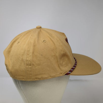 Mad Engine 5 Panel Brown Hat One Size Miller High Life Beer Logo Rope Snapback