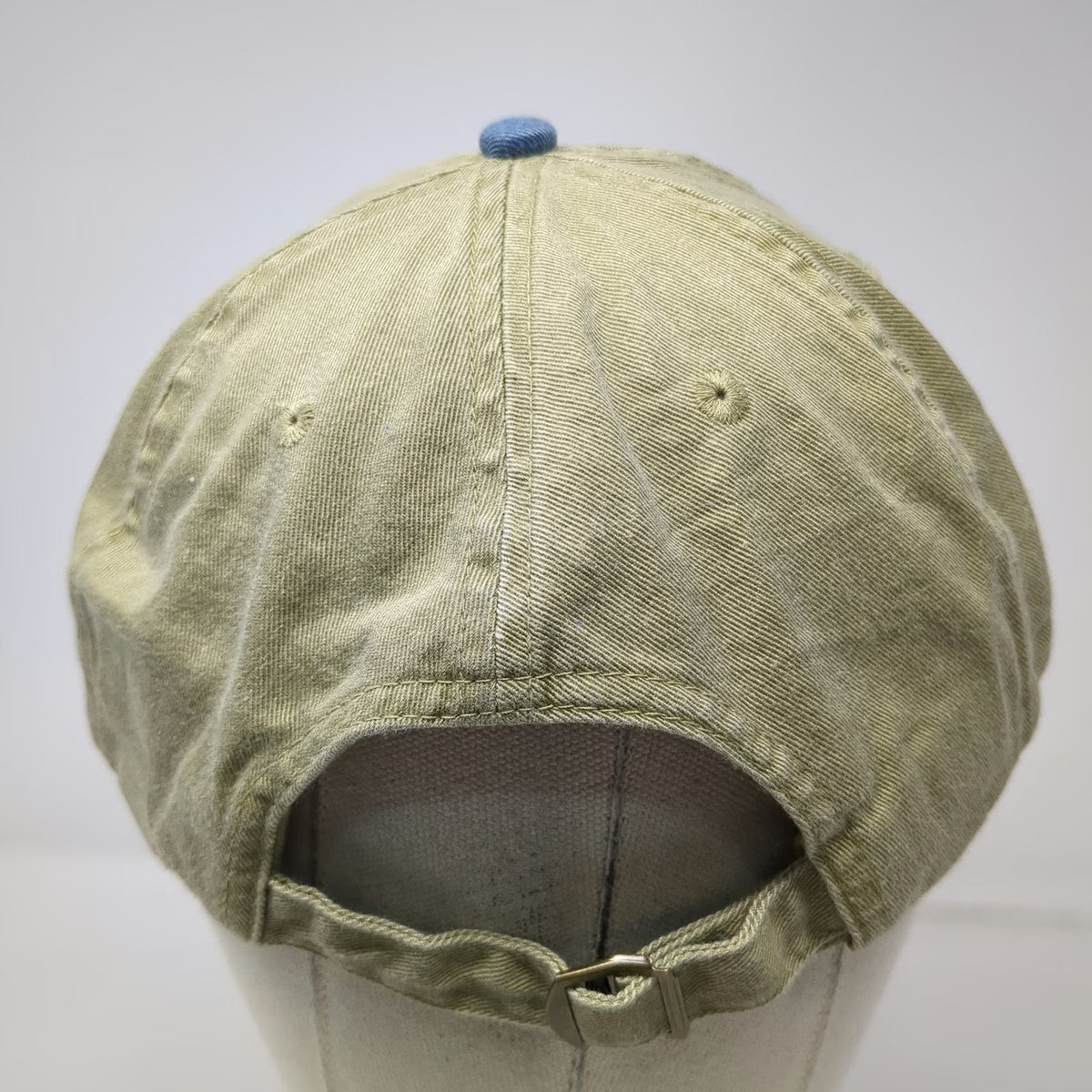 AAI Resort Wear Baseball Cap Beige Blue One Size Belize Travel Souvenir Hat