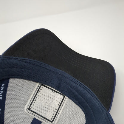 Simms Fishing Products Snapback Mesh Back Trucker Hat Blue One Size