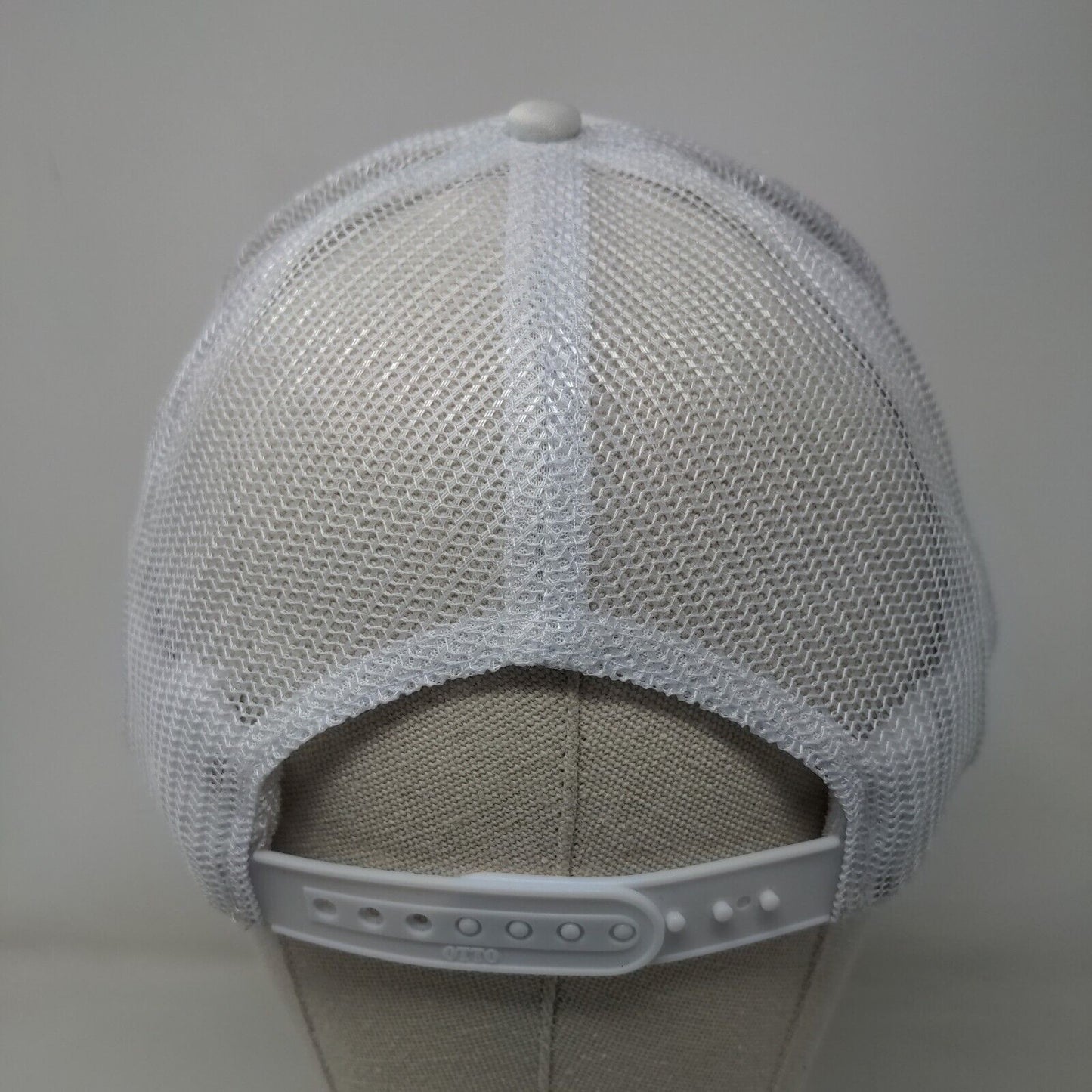 Bahama Mama Snapback Rope Trucker Hat White OSFM Mesh Back Otto