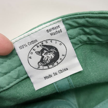 Authentic Pigment Baseball Cap Green One Size Neighborly Farms Vermont Cow Hat