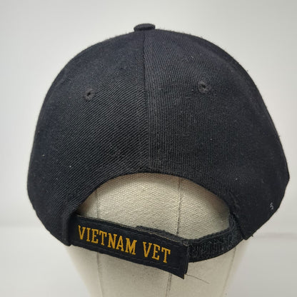 Kys Design Cap Vietnam Veteran Baseball Cap Black One Size Eagle Gold Leaf Hat