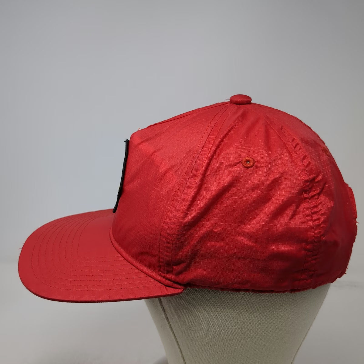 Coal 5 Panel Hat Red One Size Nylon Snapback Palm Tree Sunset Graphic Outdoor