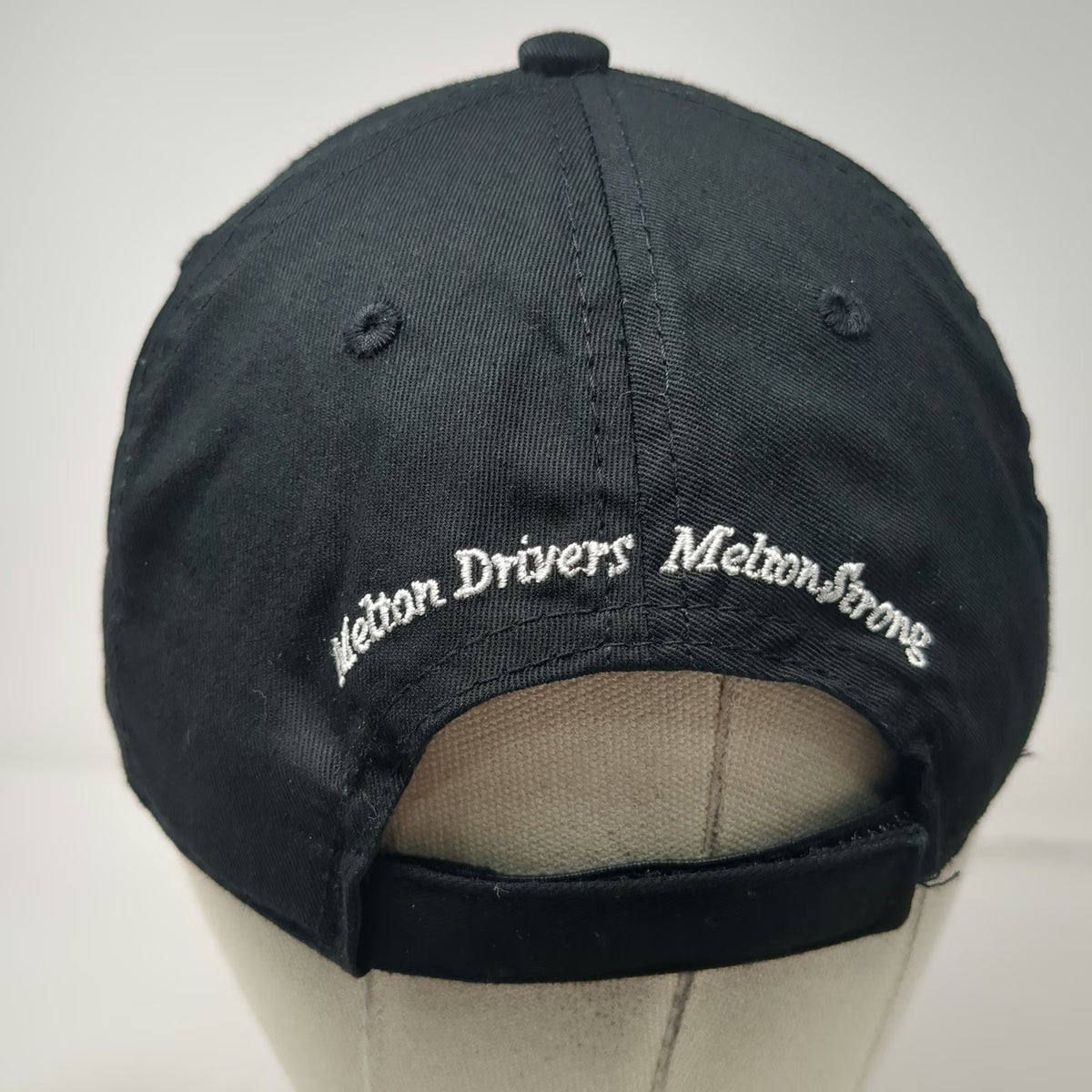 Macco Baseball Cap Black One Size Melton Truck Lines Safe Shield Drivers Hat