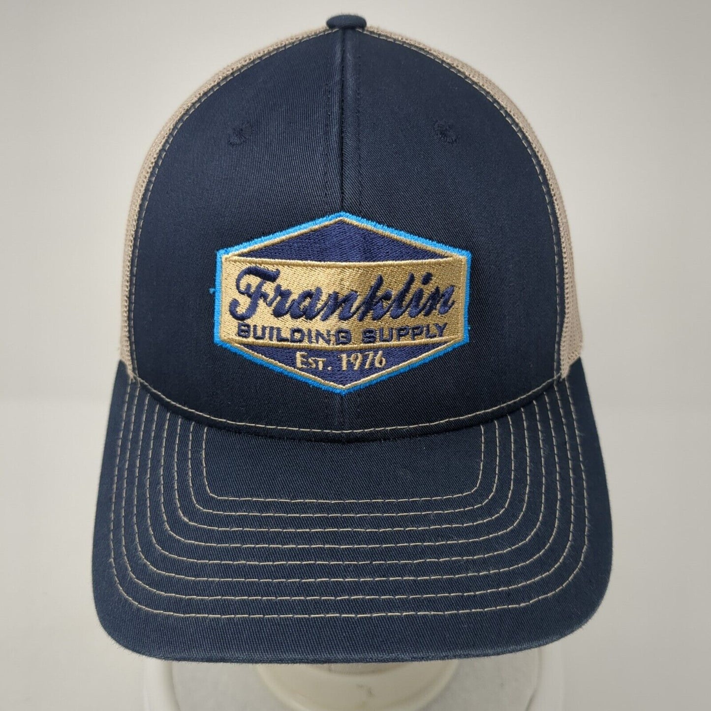 Franklin Building Supply Snapback Trucker Hat Multi One Size Embroidered