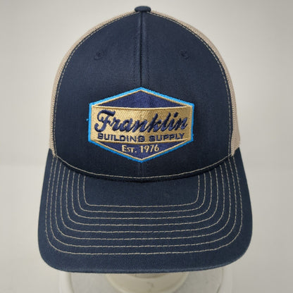 Franklin Building Supply Snapback Trucker Hat Multi One Size Embroidered