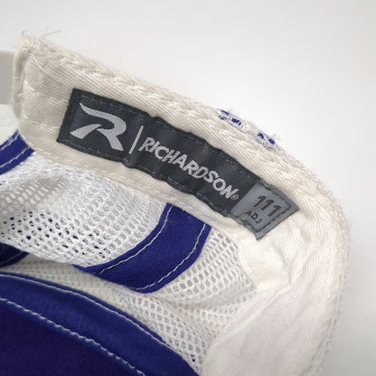 Richardson Trucker Hat Purple One Size Max Ordinate Academy Mesh Snapback Logo