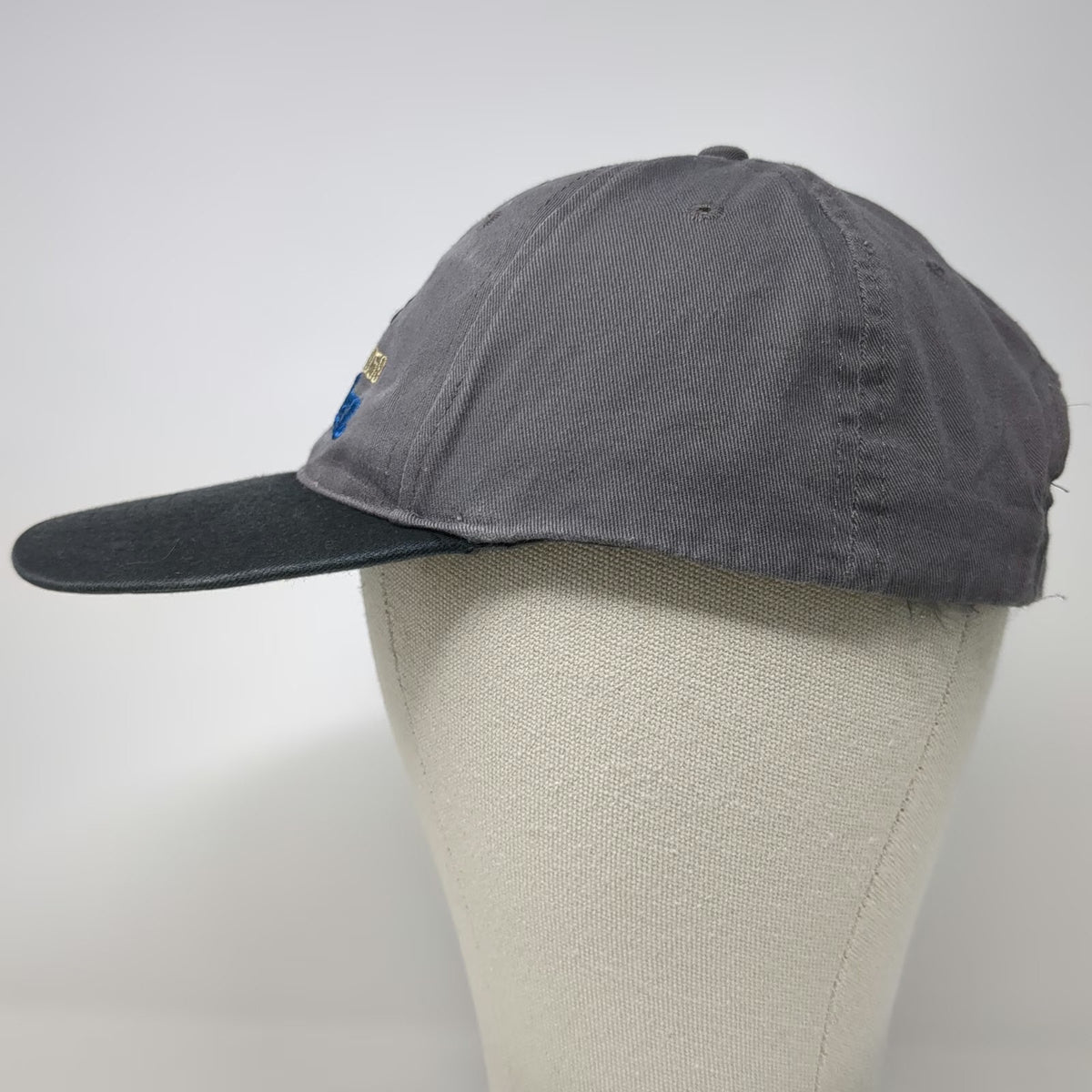 Baseball Cap Gray Black One Size Alaska Moose EST 1959 Embroidered Strapback Hat