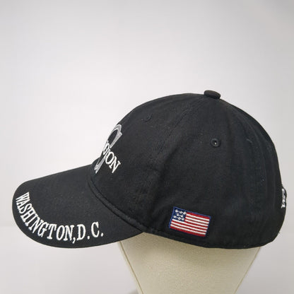 Washington, D.C. USA Flag Slideback Hat Black One Size Embroidered