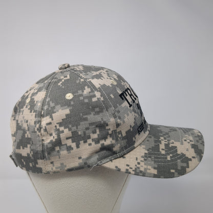 Trump 2020 Keep America Great Strapback Hat Multi Camo One Size 6 Panel