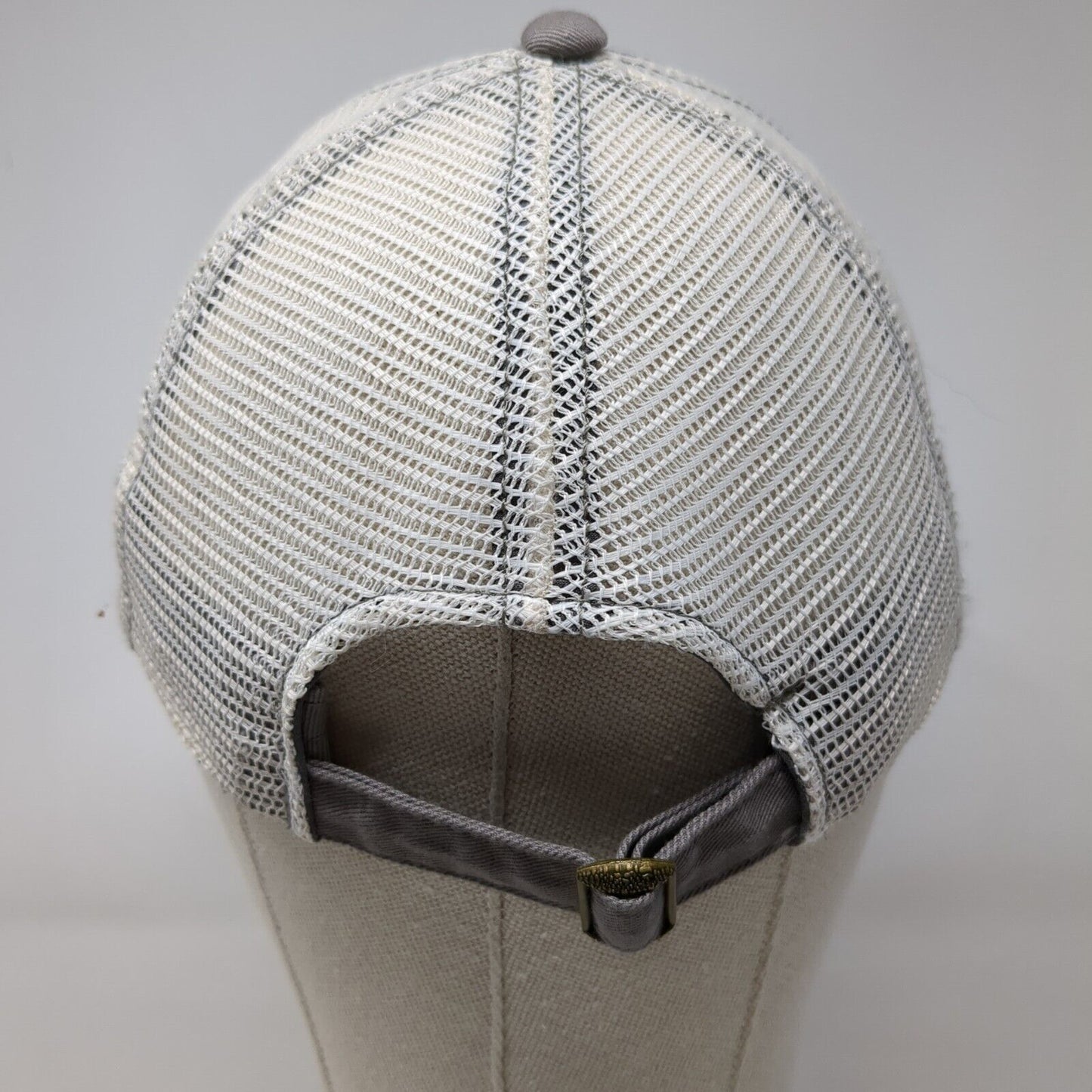 Tommy Bahama Relax Slideback Trucker Hat Gray OSFA Mesh Back Adjustable