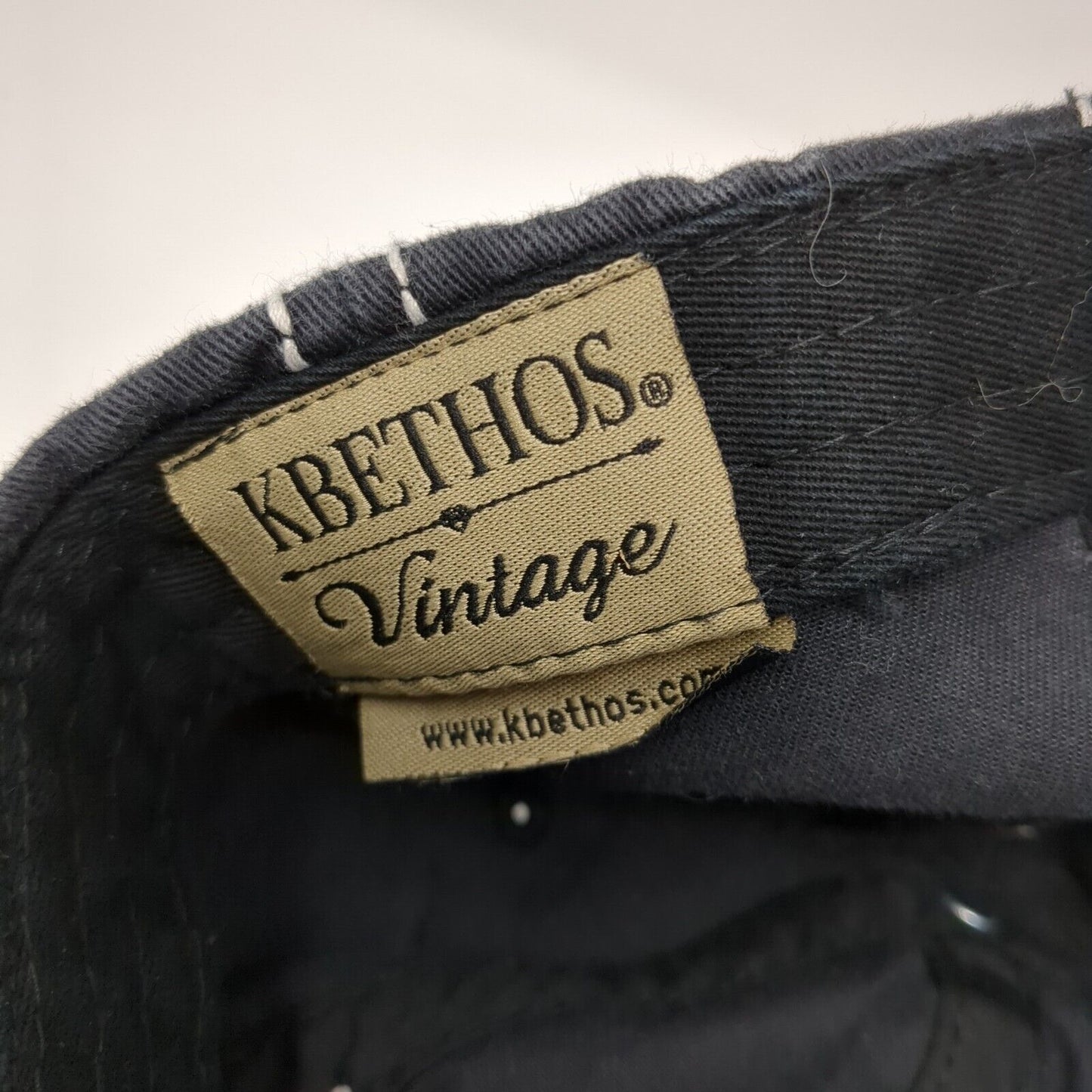 Mama Bear Strapback Hat Blue One Size Adjustable Distressed KB ETHOS Vintage