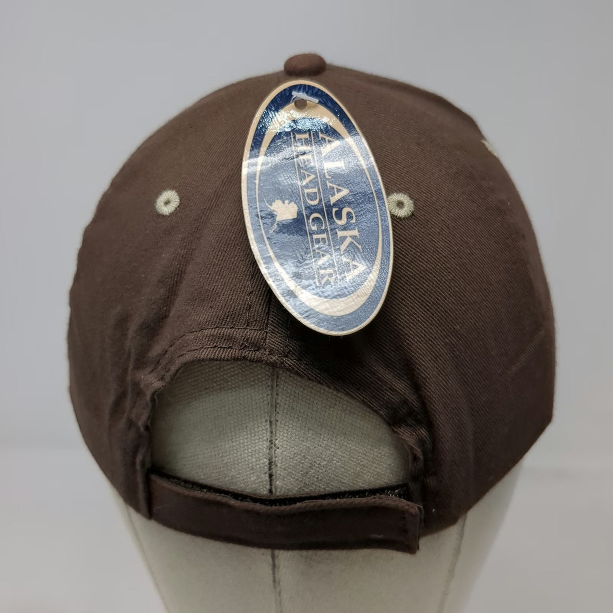 Arctic Circle Brown Baseball Cap One Size Alaska Bear Graphic Strapback Hat