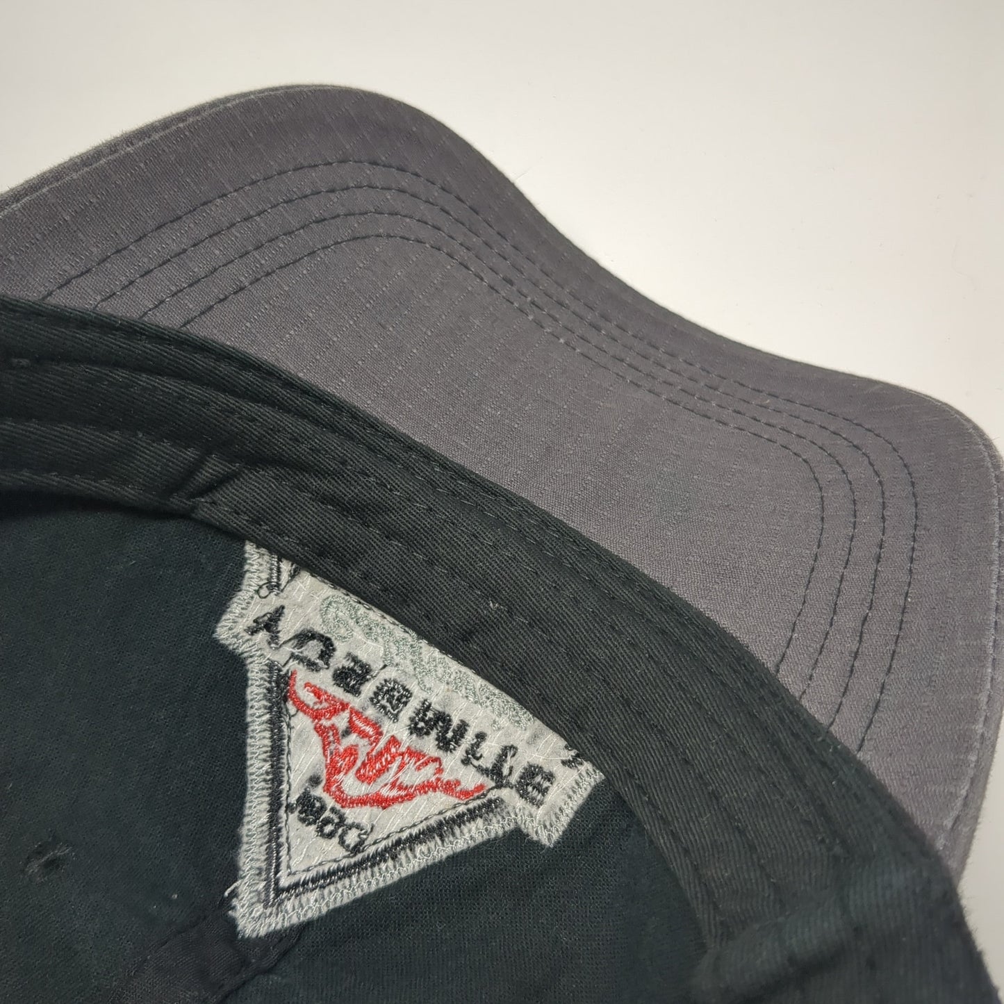 1890 Yosemite California Snapback Trucker Hat Gray One Size Adjustable Mesh Back