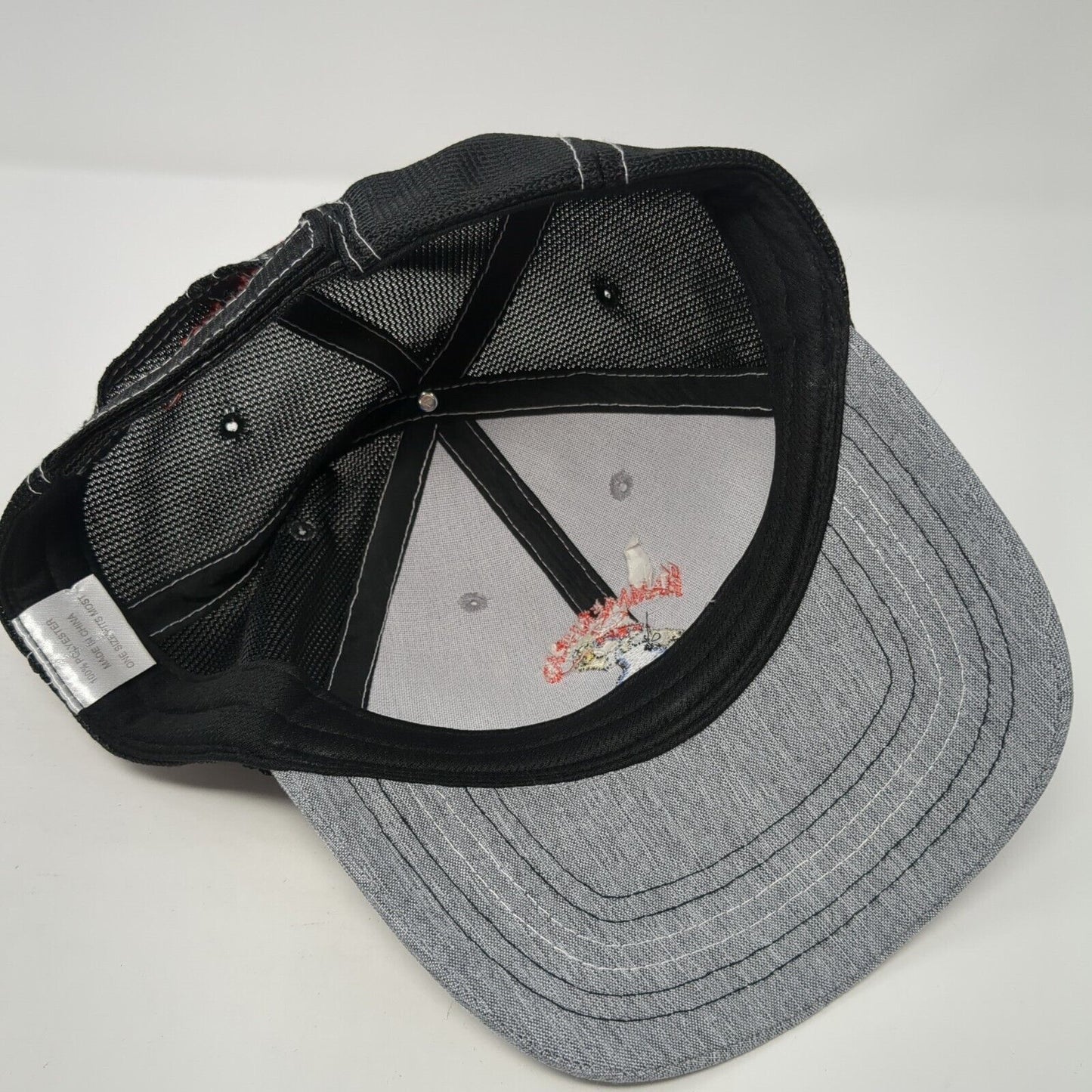 Hammerhead Ale Strapback Trucker Hat Gray One Size Mesh Back McMenamins