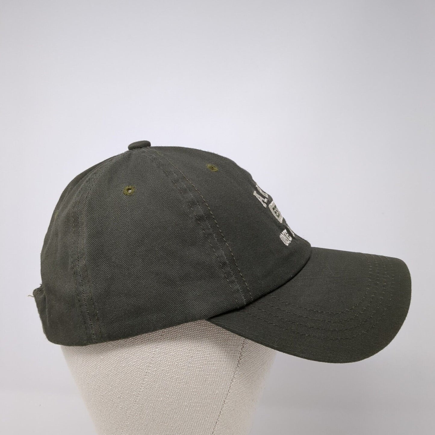 Aruba One Happy Island Est. 1499 Strapback Hat Green One Size Adjustable Cotton