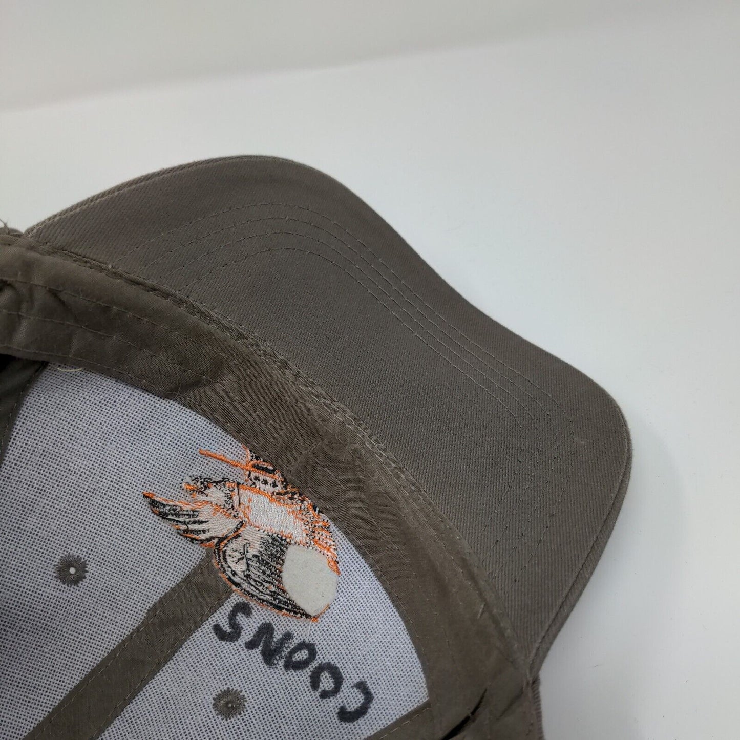 NRA Eagle Strapback Hat Brown One Size Adjustable Embroidered 6 Panel