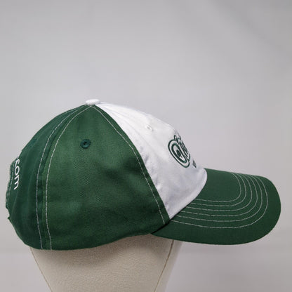 O'Reilly Auto Parts Strapback Hat Green OSFA Embroidered Colorblock