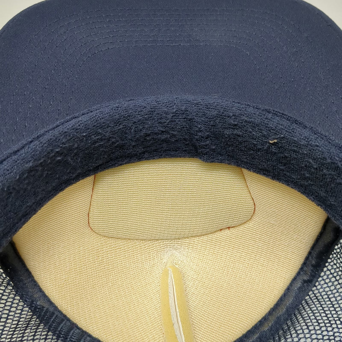 Otto Trucker Hat Blue One Size Western Collective Boise Idaho Mountain Patch