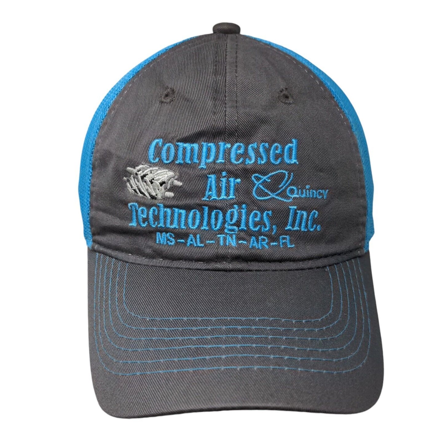 Compressed Air Technologies Strapback Mesh Back Trucker Hat Multi One Size