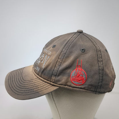 Alaskan Brewing Co Baseball Cap Gray One Size Juneau Amber Beer Boat Patch Hat