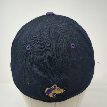 Washington Huskies NCAA Top of the World Black Purple Gold One Size Stretch Hat