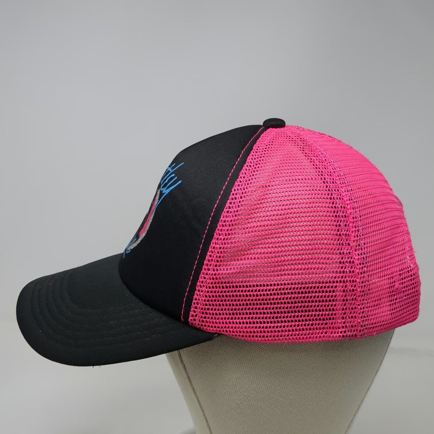 Mötley Crüe Black Pink Trucker Hat OS Snapback Mesh Band Graphic Rock Music