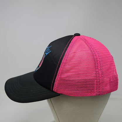 Mötley Crüe Black Pink Trucker Hat OS Snapback Mesh Band Graphic Rock Music