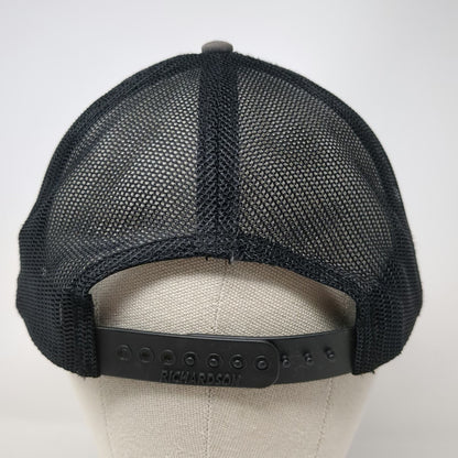 Richardson Trucker Hat Gray Black One Size Republic Services Mount Pleasant TX