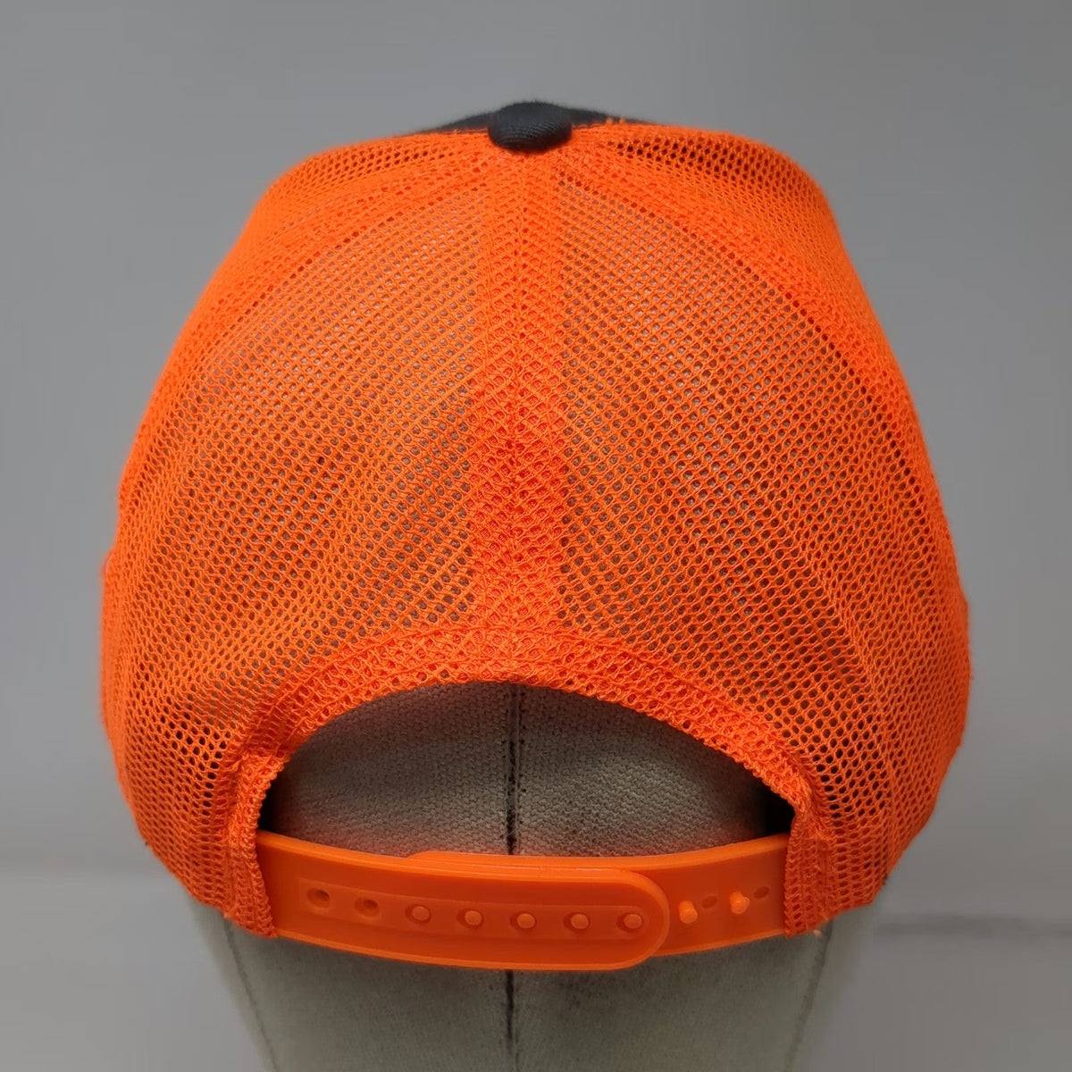 NV CAPS Trucker Hat Gray Orange One Size DirtPro Excavator Mesh Snapback hat