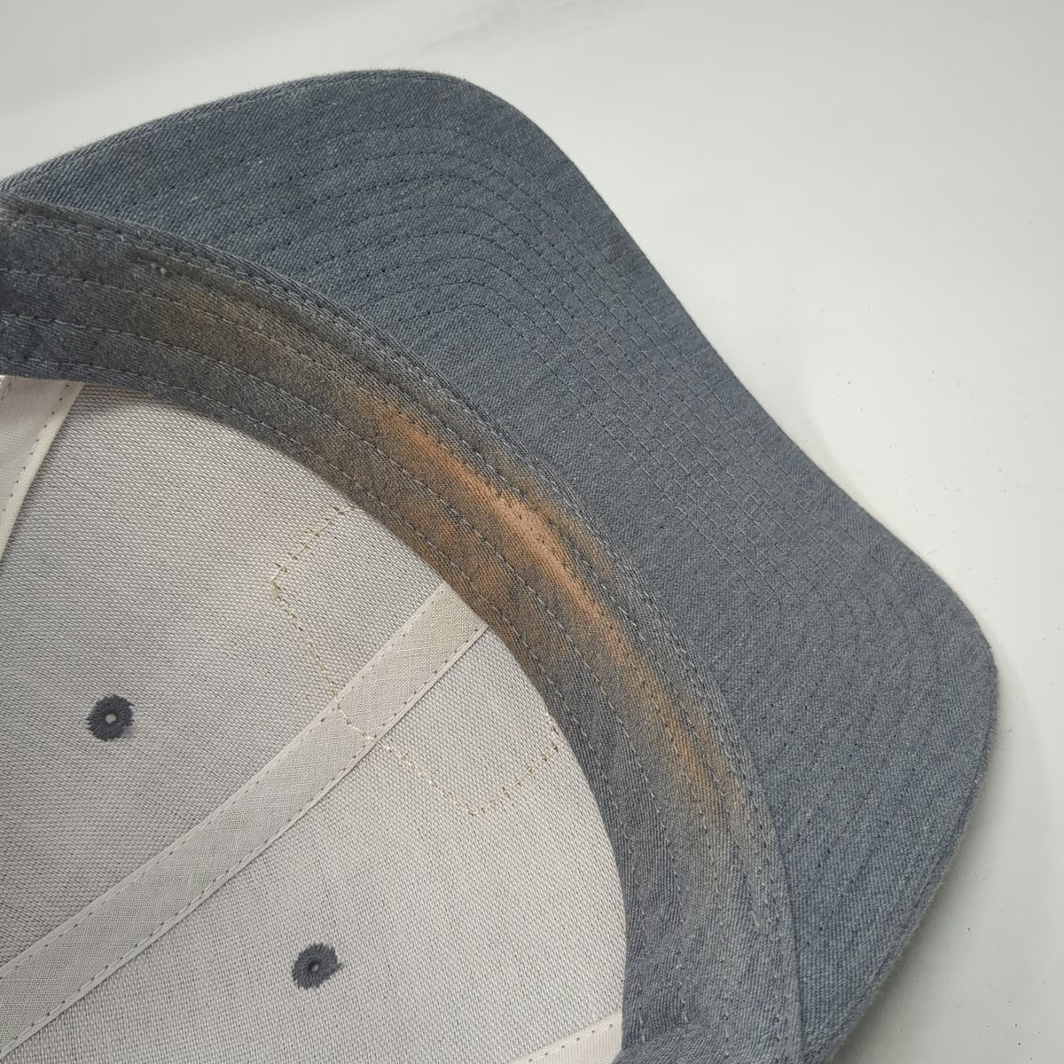 Richardson Trucker Hat Gray One Size The Wild Race Leather Patch Stars Stripes
