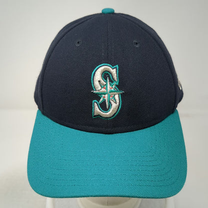 Seattle Mariners MLB New Era Baseball Cap Blue One Size Adjustable Strapback Hat