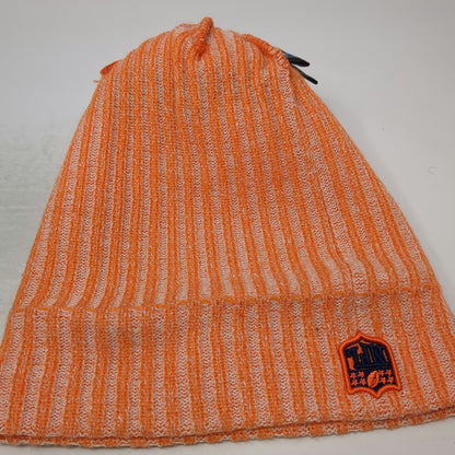 Denver Broncos NFL New Era Beanie Orange Blue White One Size Pom Patch Knit Hat