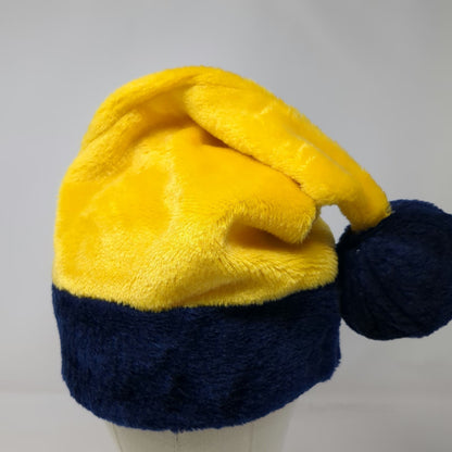 Indiana Pacers NBA Beanie Hat Yellow Blue One Size Chevy Chevrolet Logo Pom Fur