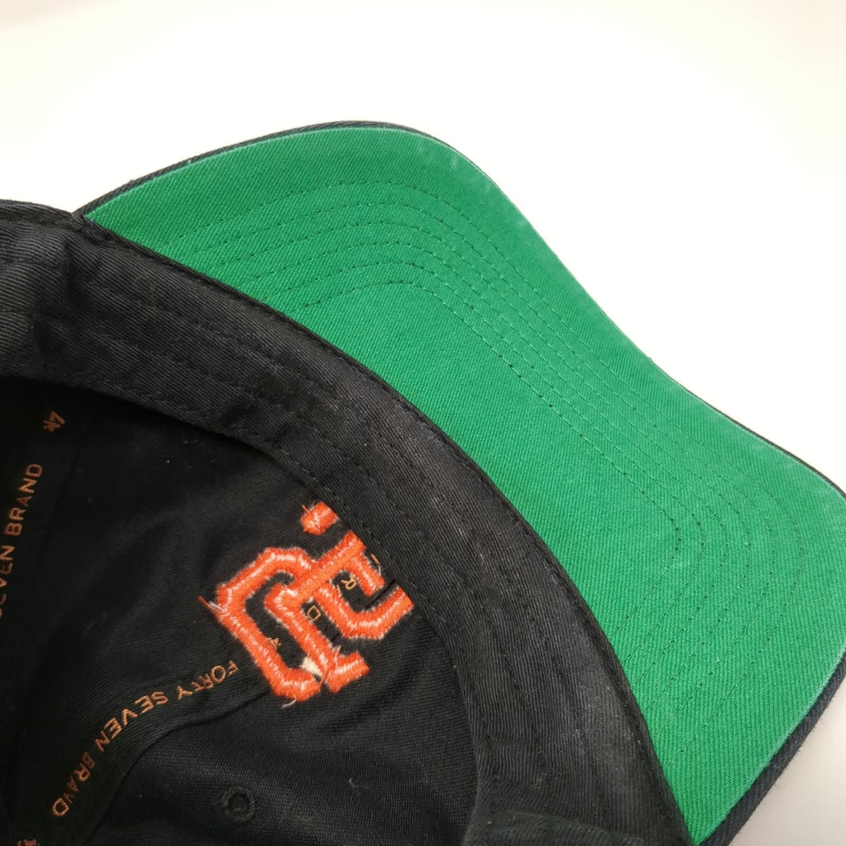 '47 Brand San Francisco Giants MLB Baseball Cap Black M Green Underbrim Hat SF