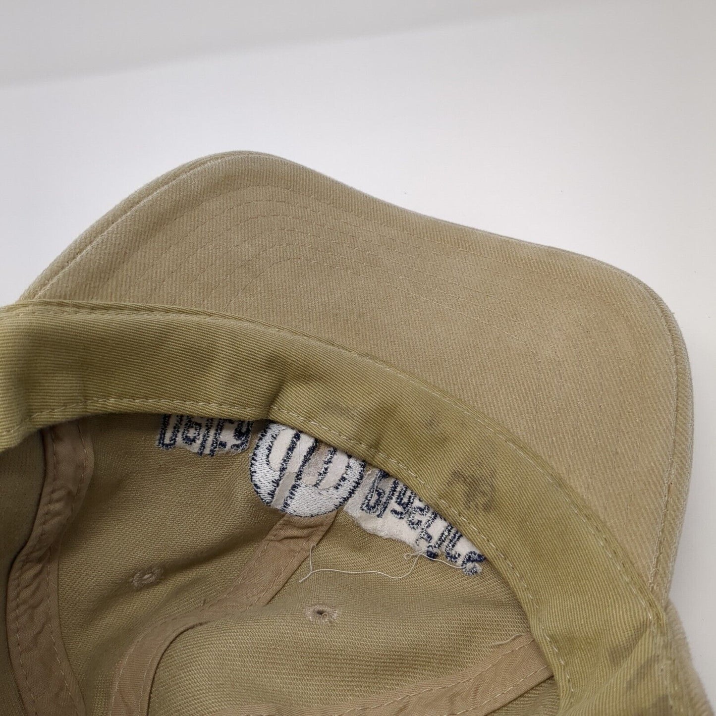 Delta Plastics Slideback Hat Tan One Size Adjustable Embroidered 6 Panel