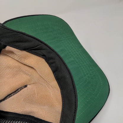 349 FMS Snapback Trucker Hat Black OSFA Adjustable Breathable Mesh Back