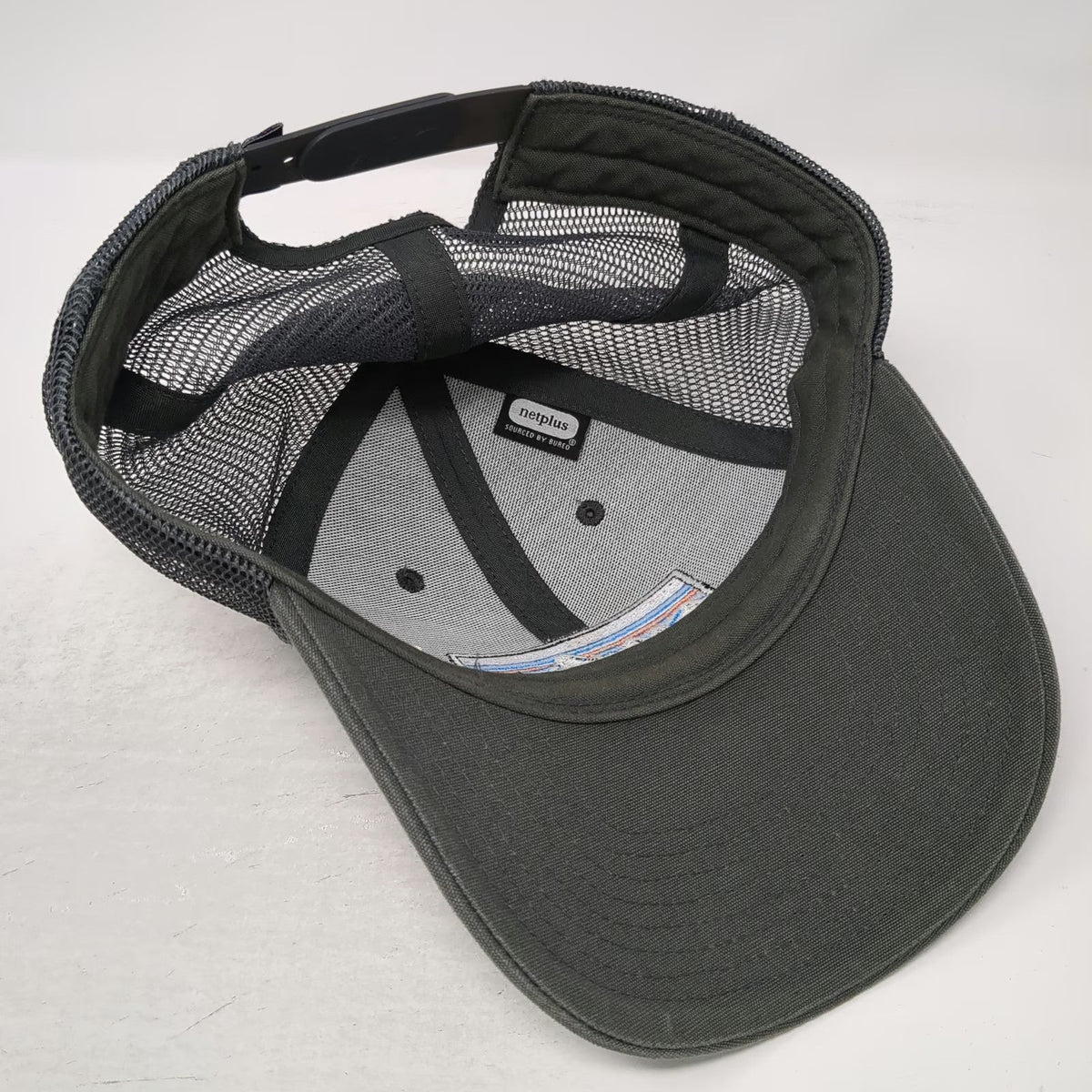 Patagonia Trucker Hat Gray One Size Mesh Back Snapback Fitz Roy Logo Patch